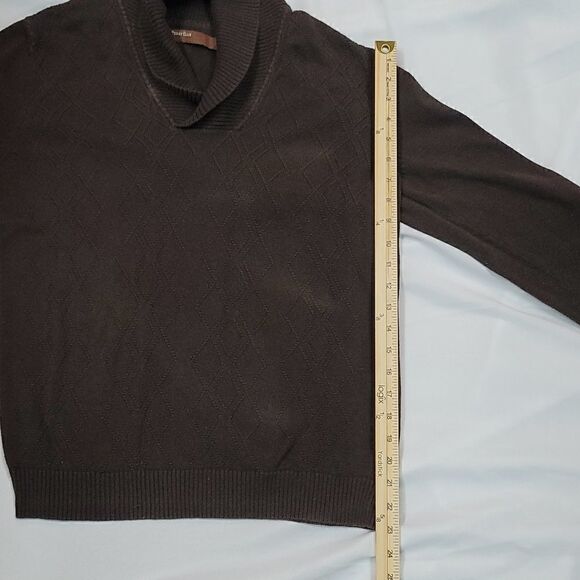Men's Perry Ellis Brown Sweater! - Picture 3 of 10